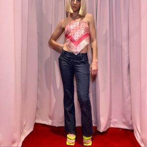 Vintage 90s Lowrise Flared Corduroy Pants